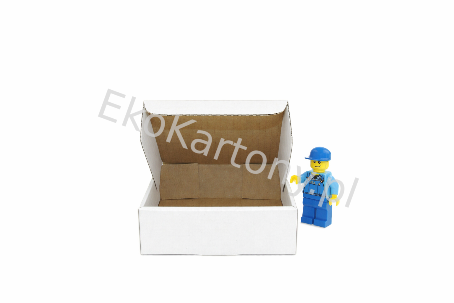 70x70x20 Pudełko fasonowe - kolor Biały