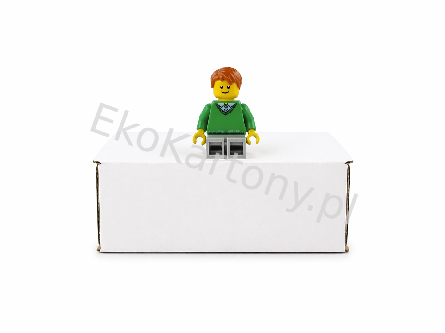 80x50x30 Pudełko fasonowe - kolor Biały