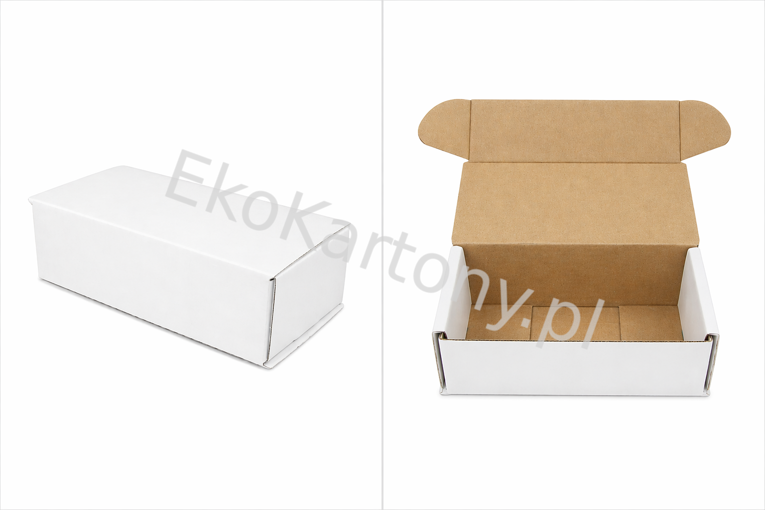 100x50x30 Pudełko fasonowe - kolor Biały