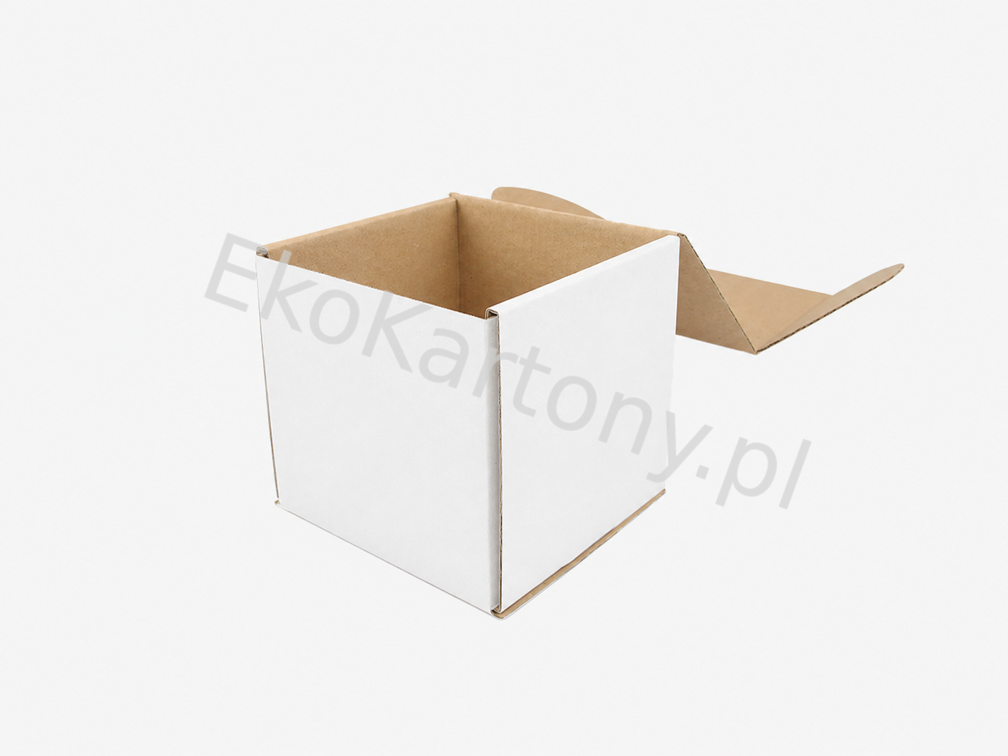 100x100x100 Pudełko fasonowe - kolor Biały